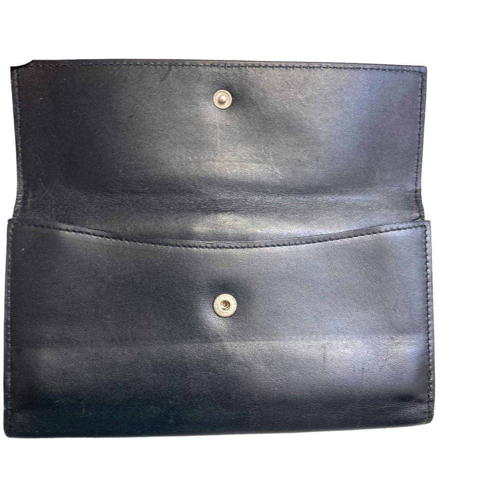Gucci black leather vintage bling unisex wallet - Picture 5 of 12